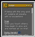 Origins mod, Datapack: Judge Minecraft Data Pack
