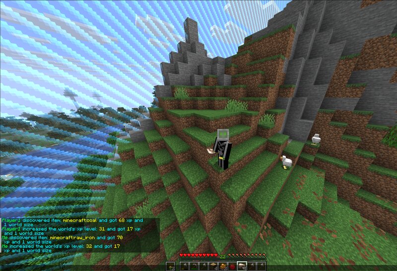 Every unique item expands the border