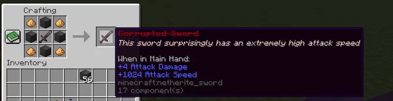 Fast Sword Datapack (1.21.5) Minecraft Data Pack