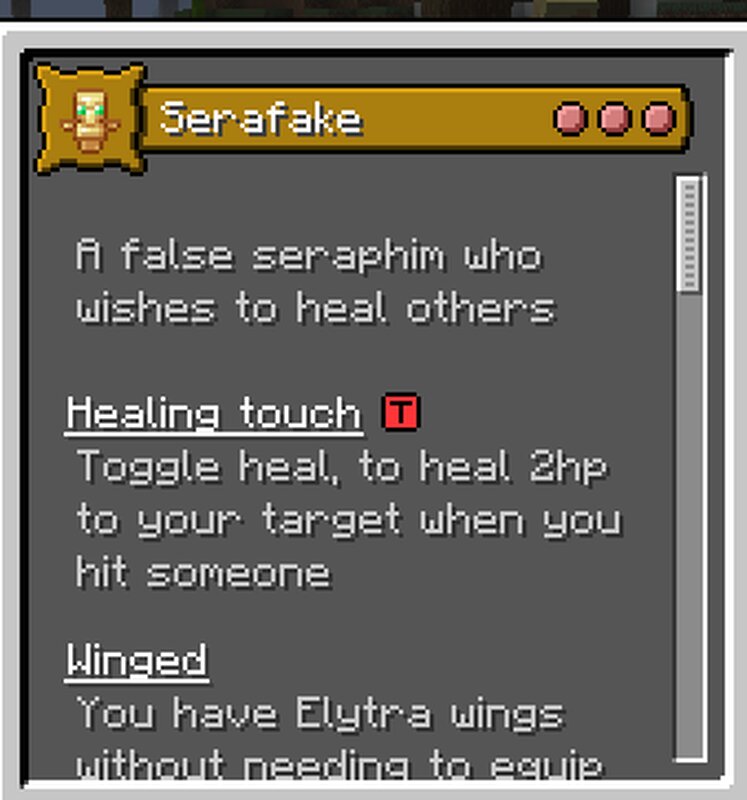 False Seraphim Origin, Origins Datapack