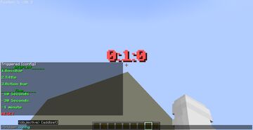 Timer Minecraft Data Pack