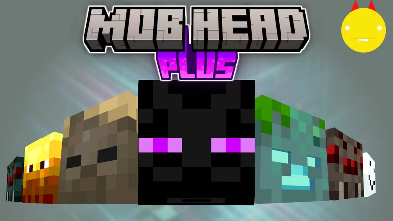 Mob Head Plus Minecraft Data Pack