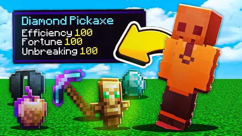 Minecraft, But Damage is SUPER OP Minecraft Data Pack