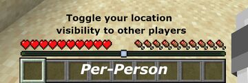 Per-Person Locator Bar Visibility [PPL] Minecraft Data Pack