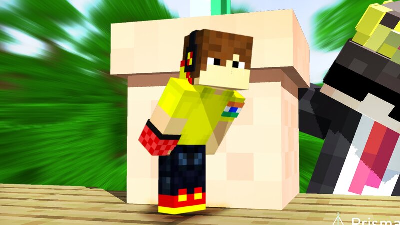 Minecraft But Player is Tiny | Bedrock Edition.