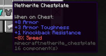 Armor Weight [NanoVirus] Minecraft Data Pack