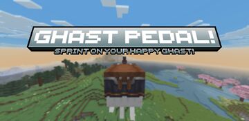 Ghast Pedal: Happy Ghast Sprinting Minecraft Data Pack