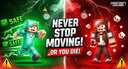 Minecraft, But Keep Moving or Die! Minecraft Data Pack