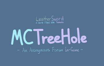MC Treehole / Anonymous Forum Minecraft Data Pack