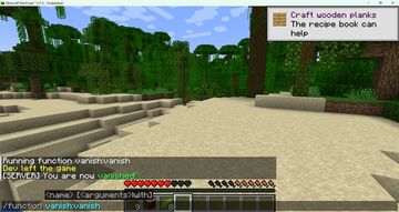 Vanish datapack Minecraft Data Pack