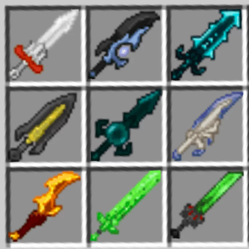 Mob Swords 1.21.6+ Minecraft Data Pack