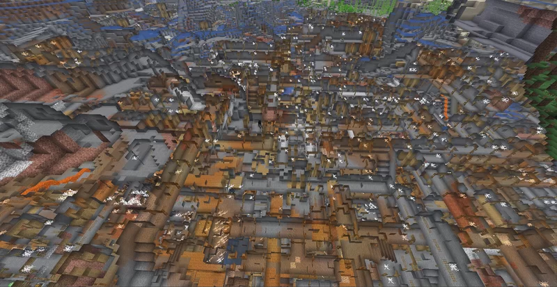 [WorldGen] Mineshaft Overgrowth! Minecraft Data Pack