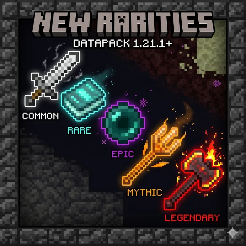 New raritys 1.21.11 Minecraft Data Pack