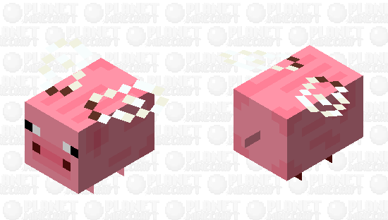 Who says pigs can't fly? Minecraft Skin