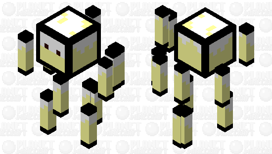 Plastic Blaze Minecraft Mob Skin