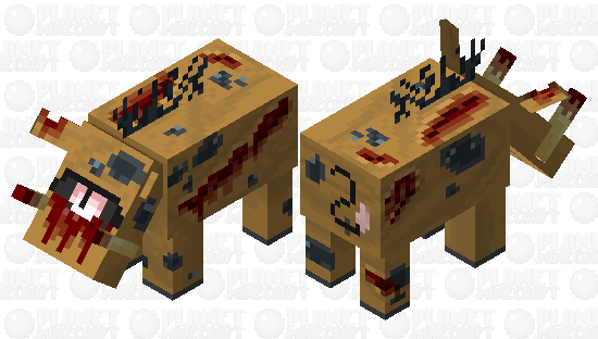 N𝖎𝖌𝖍𝖙𝖒𝖆𝖗𝖊 H𝖔𝖌𝖑𝖎𝖓, But with a decreased resoultion to enter the Nether Nightmares Minecraft Skin