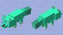 Mint Foxy Minecraft Mob Skin
