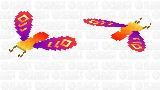 That one beautiful butterfly that you didn't have enough time to take a picture of. Minecraft Mob Skin