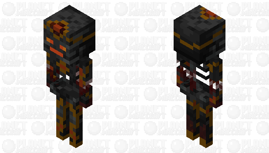 Wither Skeleton Magic Minecraft Mob Skin Wither Skeleton Magic Minecraft Mob Skin