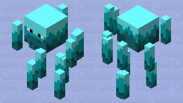 blue fire blaze Minecraft Mob Skin