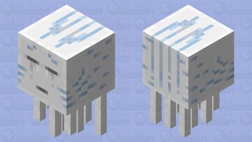 Blue Ghast/Soul Fire Ghast Minecraft Mob Skin