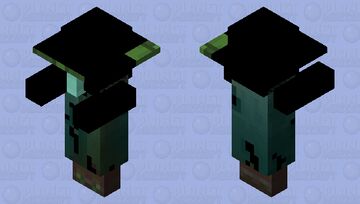 drowned  vilager Minecraft Mob Skin