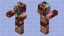 Infected pigman Minecraft Mob Skin