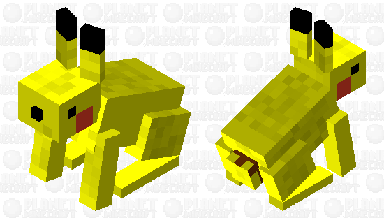 Pikachu Minecraft Mob Skin