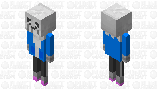 sans undertale Minecraft Skin