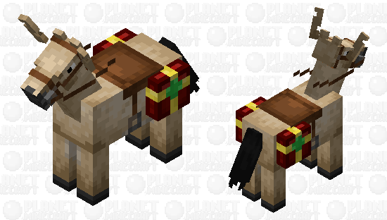 Reindeer Donkeys Minecraft Skin