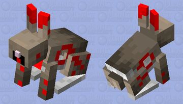 Dying Rabbit Minecraft Mob Skin