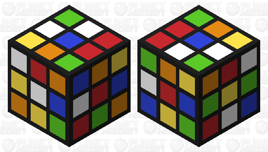 Rubik's Cube Shulker Box Minecraft Skin