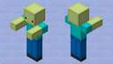 Simple Zombie Minecraft Mob Skin