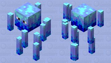 Blue fire blaze Minecraft Mob Skin