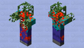 The Abused Zombie Minecraft Mob Skin