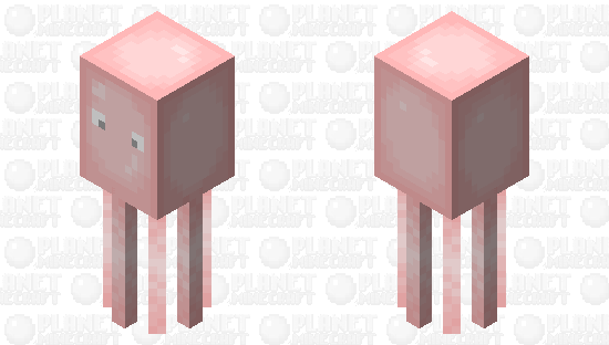 Pink Squid Minecraft Skin