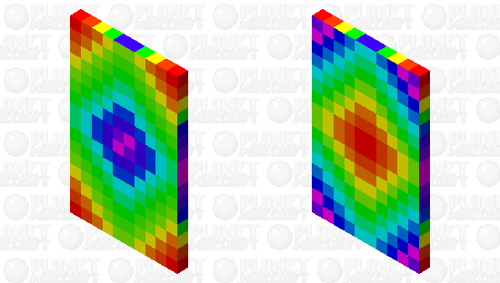 Raimbow Cape Minecraft Mob Skin