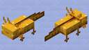 Golden axolotl Minecraft Mob Skin