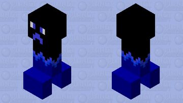 blue fire Minecraft Mob Skin