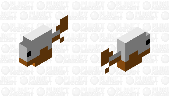 The Fish Variant 1 Old Mob Design Minecraft Mob Skin