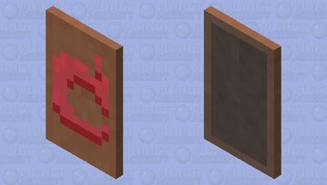 red mogang logo cape Minecraft Mob Skin