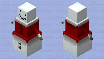 Snow Santa Minecraft Mob Skin