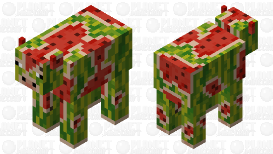 Melon Cow Minecraft Skin