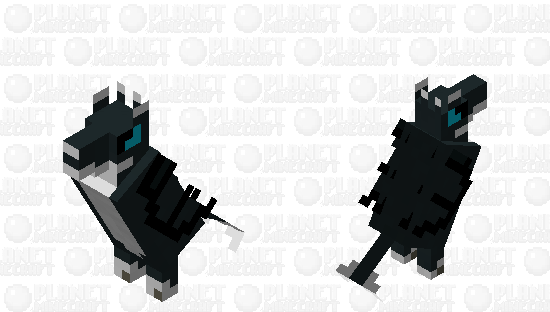 Dart (Nightlight) In HTTYD But a Parrot Minecraft Skin