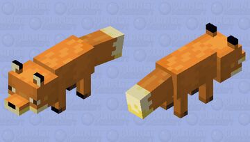 Lush Fox Minecraft Mob Skin