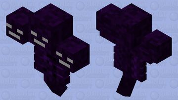 Purple/Black Wither Minecraft Mob Skin