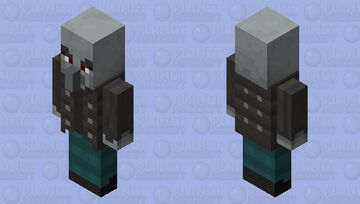 Red Illager Minecraft Mob Skin