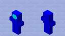 Among Us Blue Crewmate Minecraft Mob Skin