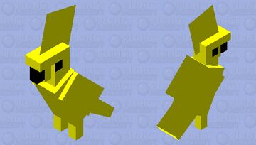 Golden Parrot Minecraft Mob Skin