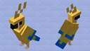 Goldish Parrot Minecraft Mob Skin